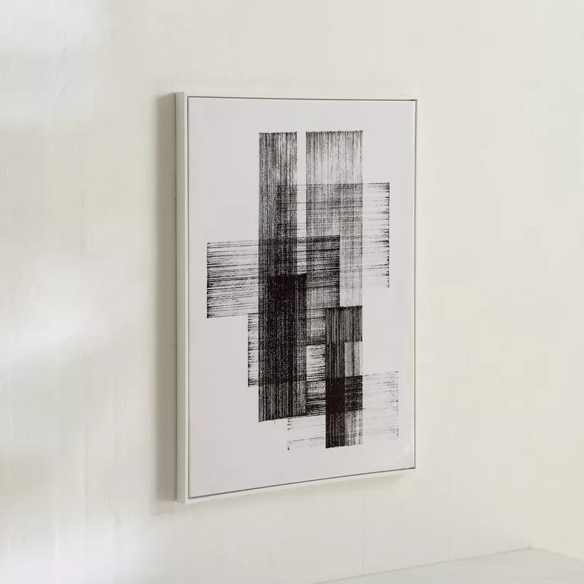 Cyprus Odean Abstract Framed Canvas with ABS High Gloss Surface - 50x70x2.8 cm - Image 3