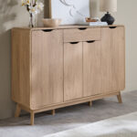 Nordica 22-Pair Shoe Cabinet with 4 Door and Drawer