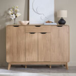 Nordica 22-Pair Shoe Cabinet with 4 Door and Drawer
