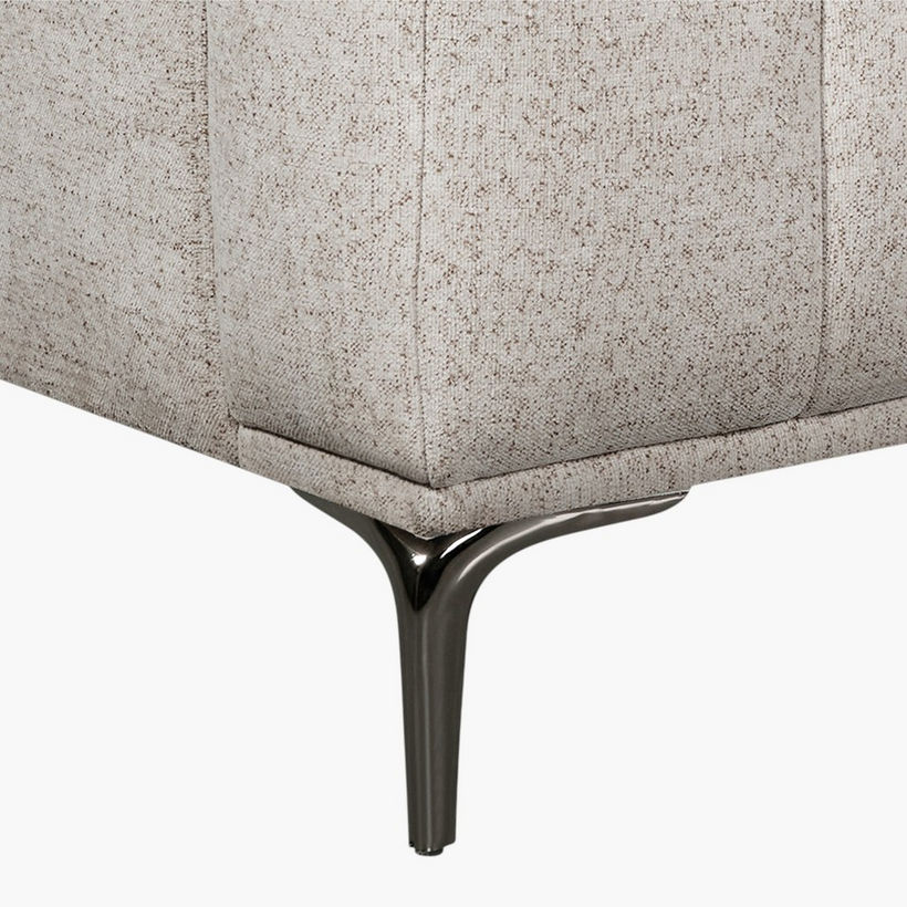 Porto 3-Seater Fabric Sofa with 2 Cushions - Image 8