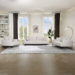 Porto Armchair Fabric Sofa with Cushion