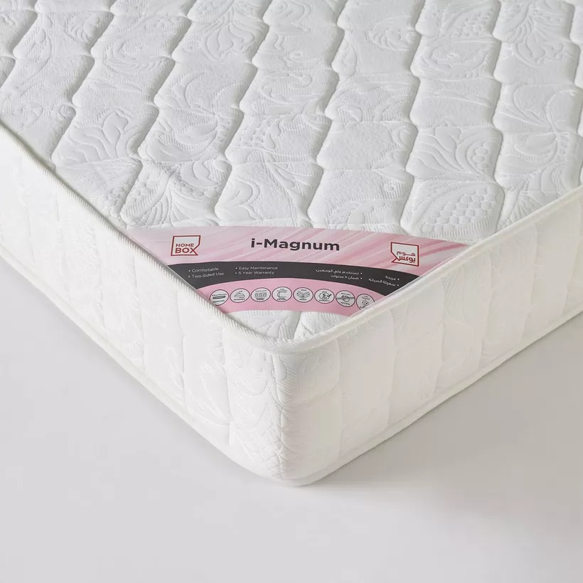 SleepEase iMagnum Side Foam Encased Bonnell Spring Mattress - 160x200x22 cm - Image 2