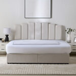 Movo Curvy Rio Upholstered King Bed - 180x200 cm