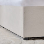 Movo Curvy Rio Upholstered King Bed - 180x200 cm