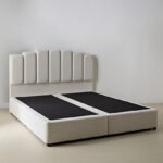 Movo Curvy Rio Upholstered King Bed - 180x200 cm