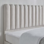 Movo Curvy Brooks Upholstered Queen Bed - 160x200 cm