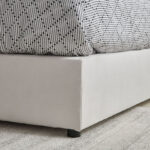 Movo Curvy Brooks Upholstered Queen Bed - 160x200 cm