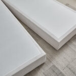 Movo Curvy Galaxy Twin Upholstered Bed - 120x200 cm