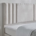 Movo Curvy Galaxy Twin Upholstered Bed - 120x200 cm