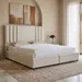 Movo Curvy Galaxy Twin Upholstered Bed - 120x200 cm - Image 12
