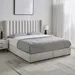 Movo Curvy Wing Back Twin Upholstered Bed - 120x200 cm - Image 12
