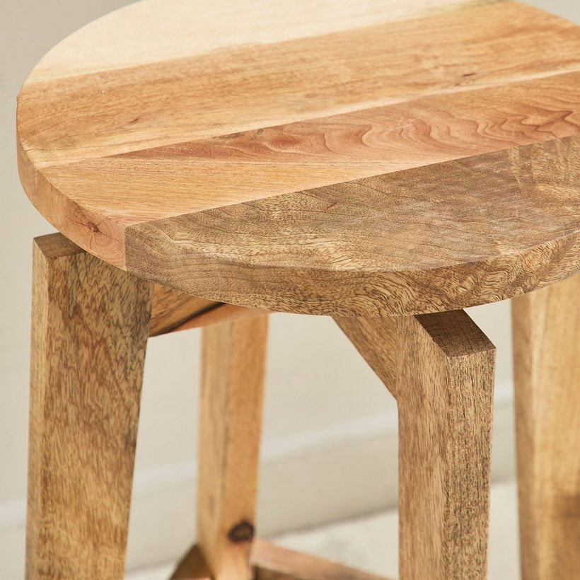 Cavon Rixos Solid Wood Bar Stool - Image 4