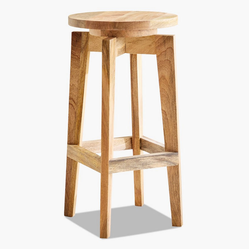Cavon Rixos Solid Wood Bar Stool - Image 7