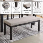 Orlando Genuine 6-Seater Marble Top Dining Table Set