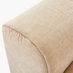 Blob 3-Seater Fabric Sofa with 3 Cushions
