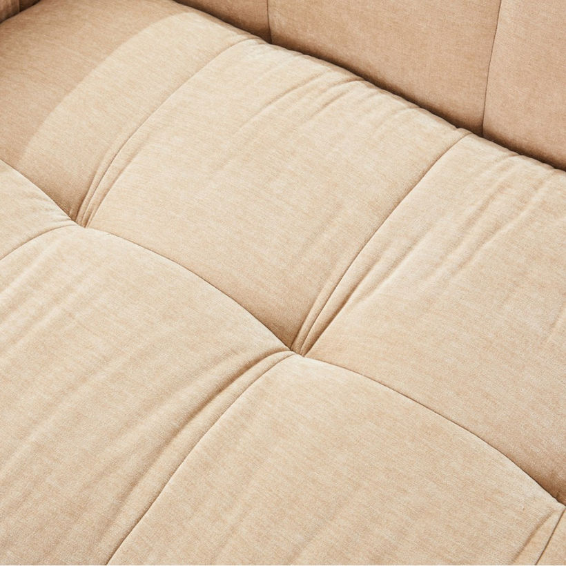 Blob 3-Seater Fabric Sofa with 3 Cushions - Image 7