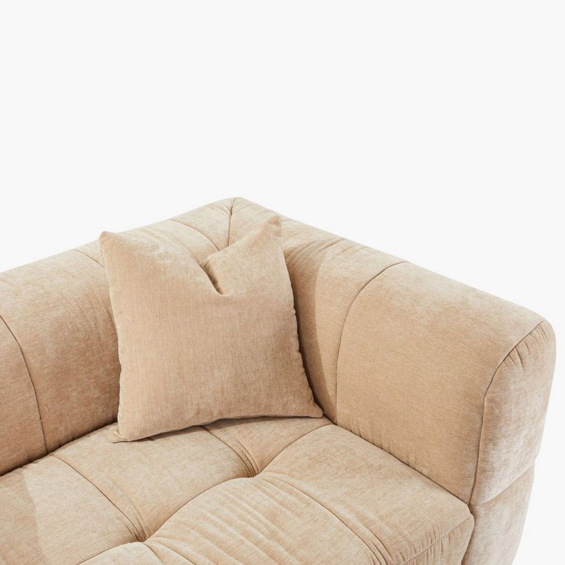 Blob 2-Seater Fabric Sofa with 2 Cushions - Image 5
