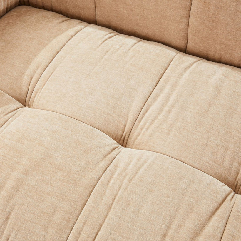 Blob 2-Seater Fabric Sofa with 2 Cushions - Image 7