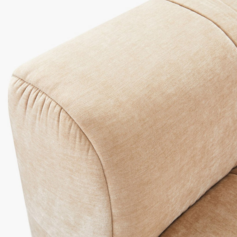 Blob 2-Seater Fabric Sofa with 2 Cushions - Image 8
