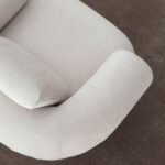Cologne Armchair Fabric Sofa with Large Cushion