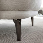 Cologne Armchair Fabric Sofa with Large Cushion