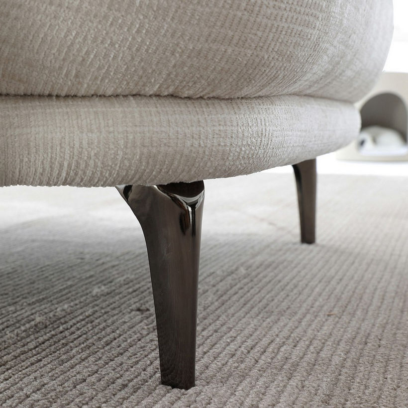 Cologne Armchair Fabric Sofa with Large Cushion - Image 6