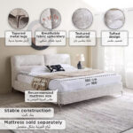 Marwell Nxt Carina Upholstered Queen Bed - 160x200 cm