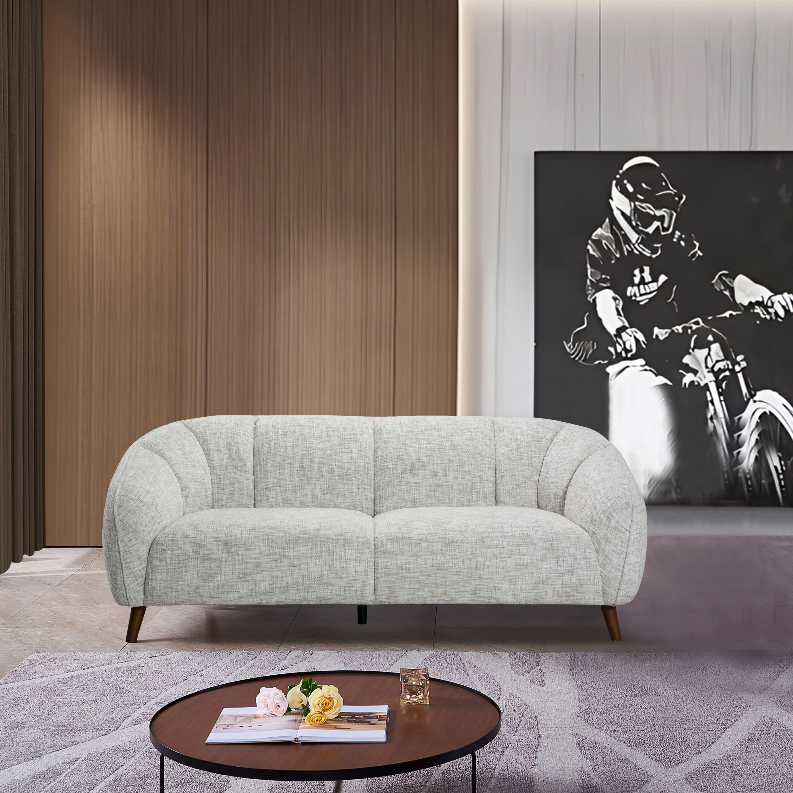 Granna 3- Seater Fabric Sofa