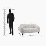 Granna 2-Seater Fabric Sofa