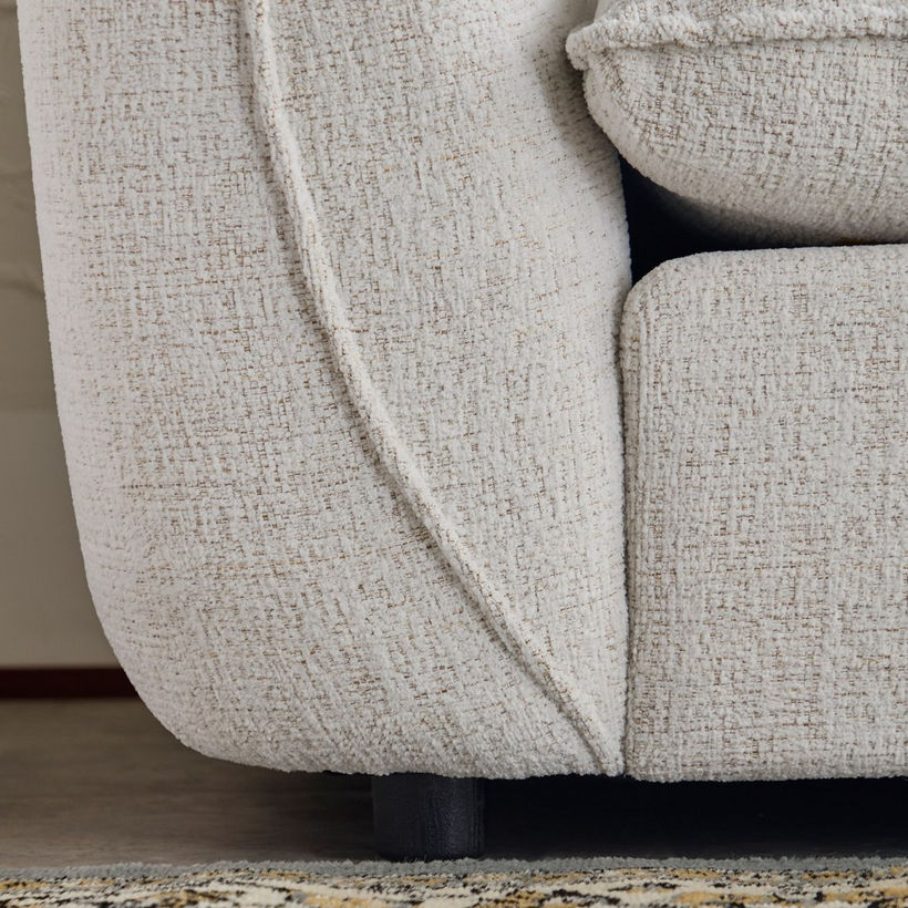 Clayton 2-Seater Fabric Sofa with 2 Cushions - Image 9
