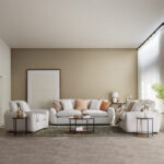 Clayton Armchair Fabric Sofa with Cushion