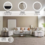 Clayton Armchair Fabric Sofa with Cushion