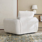 Clayton Armchair Fabric Sofa with Cushion