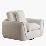 Clayton Armchair Fabric Sofa with Cushion