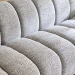 Acra 4-Seater Large Fabric Sofa