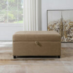 Arden 2-Seater Fabric Sofa Bed Cum Ottoman with Storage