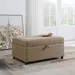 Arden 2-Seater Fabric Sofa Bed Cum Ottoman with Storage - Image 10