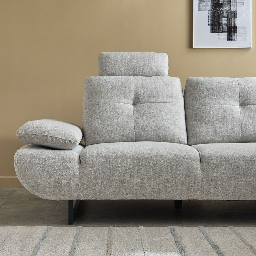Premier 4-Seater Right Corner Fabric Sofa with Adjustable Back - Image 5