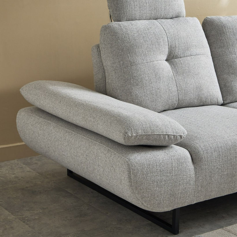 Premier 4-Seater Right Corner Fabric Sofa with Adjustable Back - Image 7