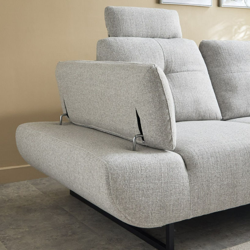 Premier 4-Seater Right Corner Fabric Sofa with Adjustable Back - Image 8