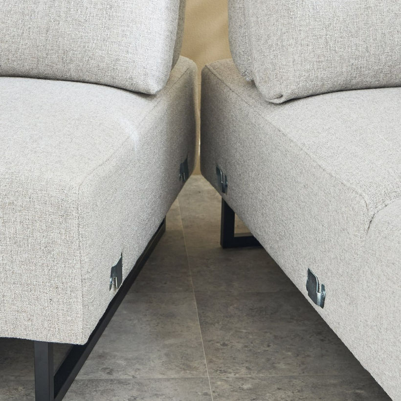 Premier 4-Seater Right Corner Fabric Sofa with Adjustable Back - Image 12