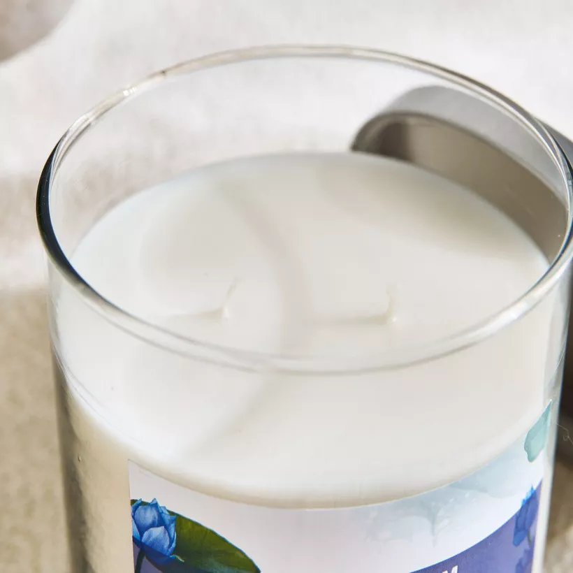 Aure 18oz Glass Jar Candle with Metal Lid - 10.7x13.2 cm - Image 4