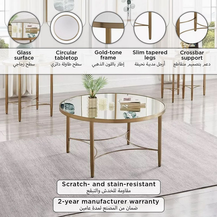Artison Mirror Top End Table - Image 6