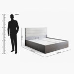 Veneto Hydraulic Storage King Bed - 180x200 cm