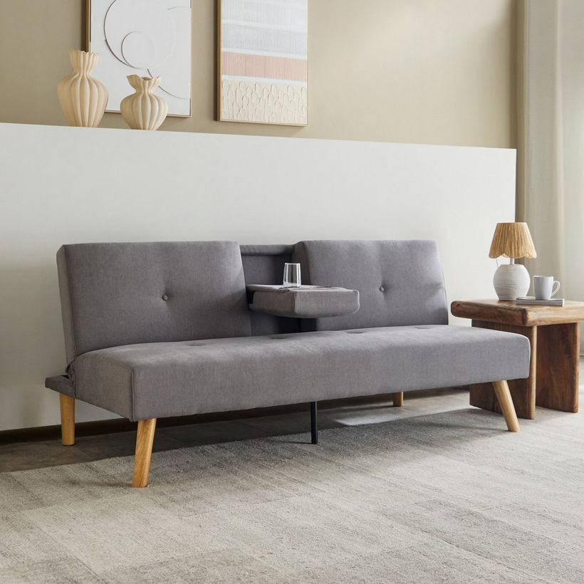 Hobbs NXT 3-Seater Fabric Sofabed with 2 Cup Holders - Image 3