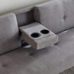 Hobbs NXT 3-Seater Fabric Sofabed with 2 Cup Holders