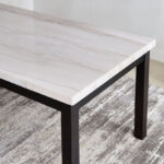 Orlando NXT Genuine Marble Top 6-Seater Dining Table Set