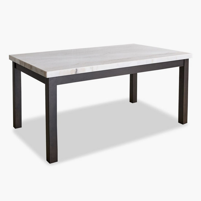 Orlando NXT Genuine Marble Top 6-Seater Dining Table Set - Image 12