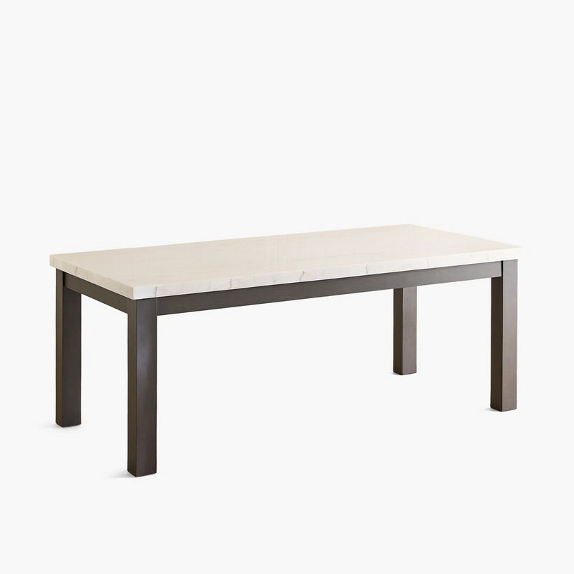 Orlando NXT 8-Seater Marble Top Dining Table Set - Image 11