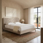 Naples Rivoli Upholstered King Bed - 180x200 cm
